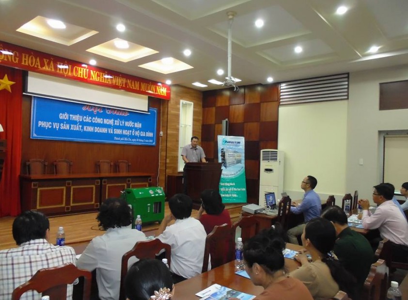 Hội thảo giới thiệu công nghệ xử lý nước mặn-Đồng Bằng Sông Cửu Long